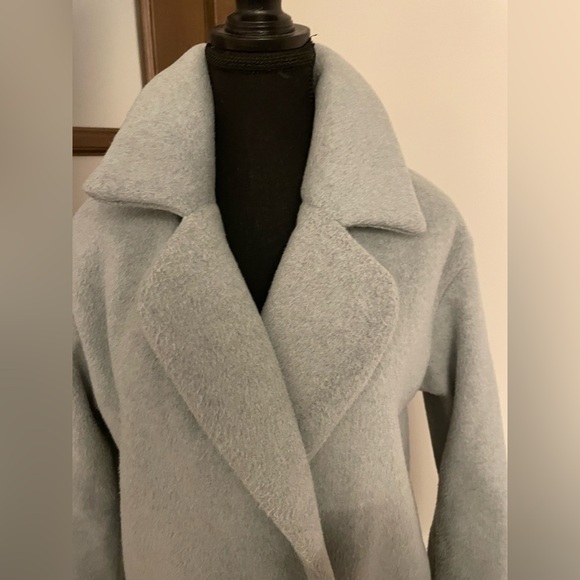 Cyrus Slate Blue Women's Peacoat sz Small ptp 20” length 34” - Picture 5 of 10